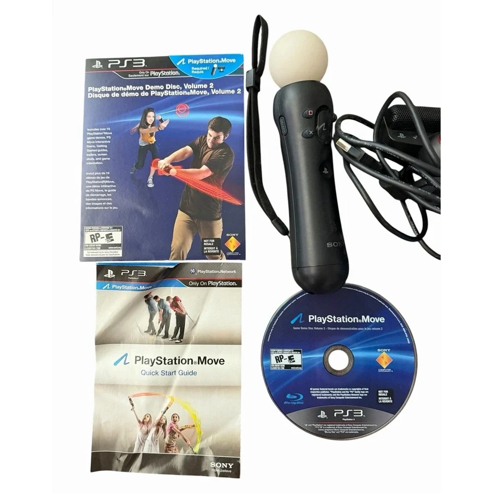 Sony Playstation‎ 3 PS3 Move Essentials Pack PS3 Camera Kit READ